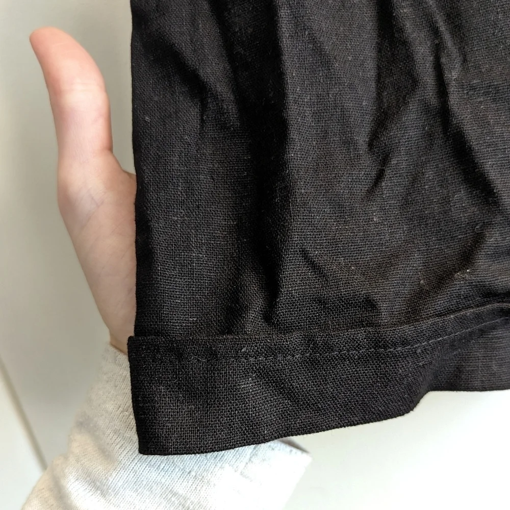 Forever 21 Smocked Linen-Blend Shorts